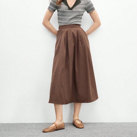 Brown Elegant Vintage Women's Mary Jane Flat Shoes - Picture 2 of 10